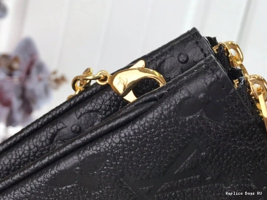 Cheap LOUIS DOUBLE ZIP VUITTON POCHETTE 0805